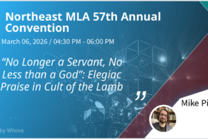 Mike Piero Presents Academic Scholarship and Fiction at 2026 NeMLA Conference in Pittsburgh