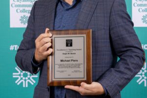 Mike Piero Honored with Ralph M. Besse Excellence in Teaching Award